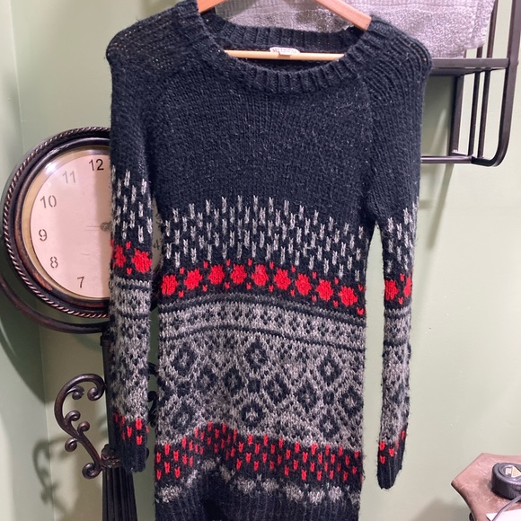 Vintage black and red sweater dress ! - Picture 3 of 8